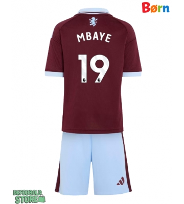 Aston Villa Ibrahim Mbaye #19 Replika Babytøj Hjemmebanesæt Børn 2026-27 Kortærmet (+ Korte bukser)